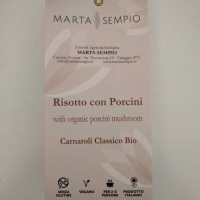 Risotto Carnaroli classico bio con funghi porcini