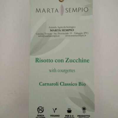 Risotto Carnaroli classico bio con zucchine Bio